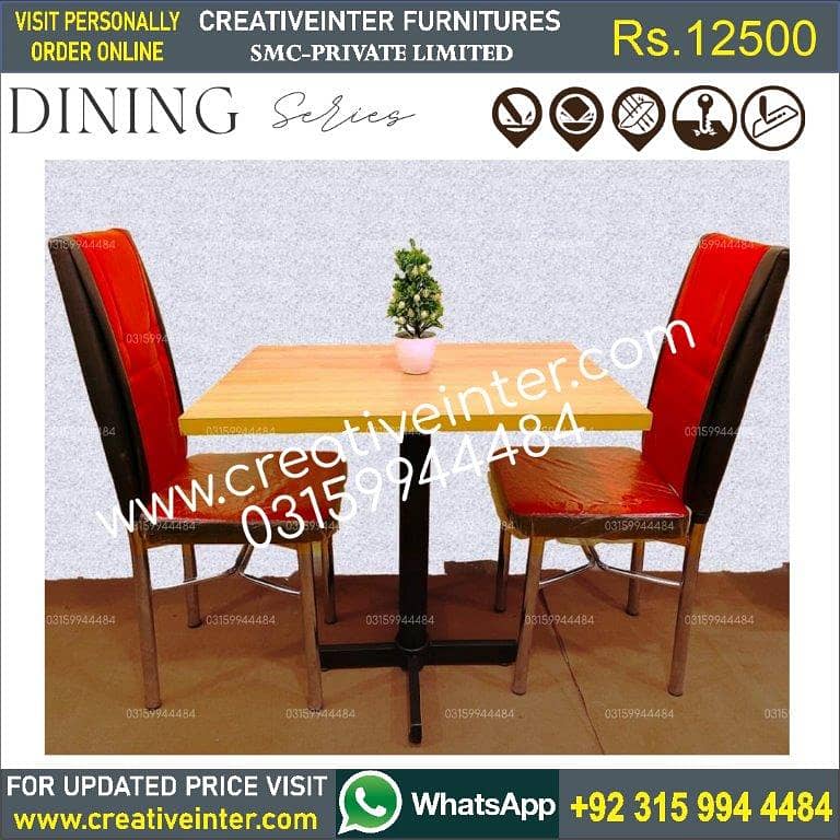 dining table set offic chair round square makr bed sofa almari cabinet 11