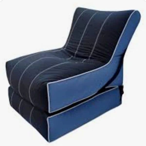 Wallow Bean Bag Bed Chair_Multipurpose Flip Out Sofa. . 3