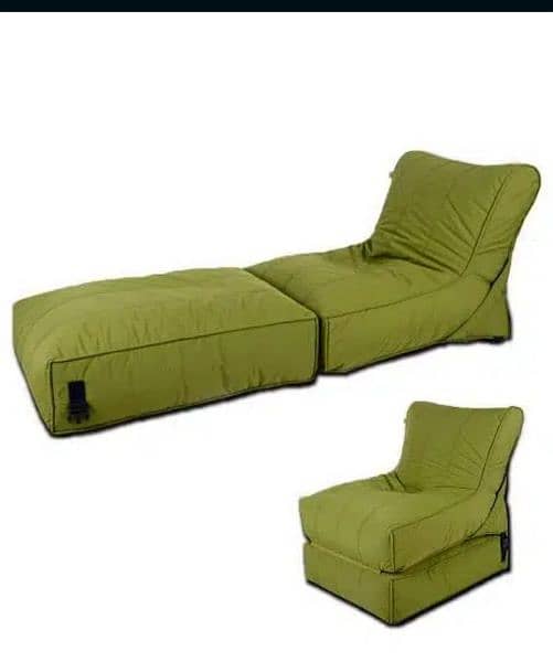 Wallow Bean Bag Bed Chair_Multipurpose Flip Out Sofa. . 6
