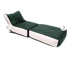 Wallow Bean Bag Bed Chair_Multipurpose Flip Out Sofa. .