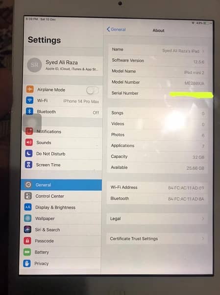 iPad Mini 2 | 32GB | Pubg Working | FreeFire Working 3