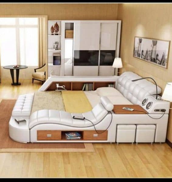 L  Shape,smart Bed, Crown,Living Room,Corner Sofa Set 0