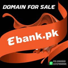 ( Ebank. pk ) domain for sale