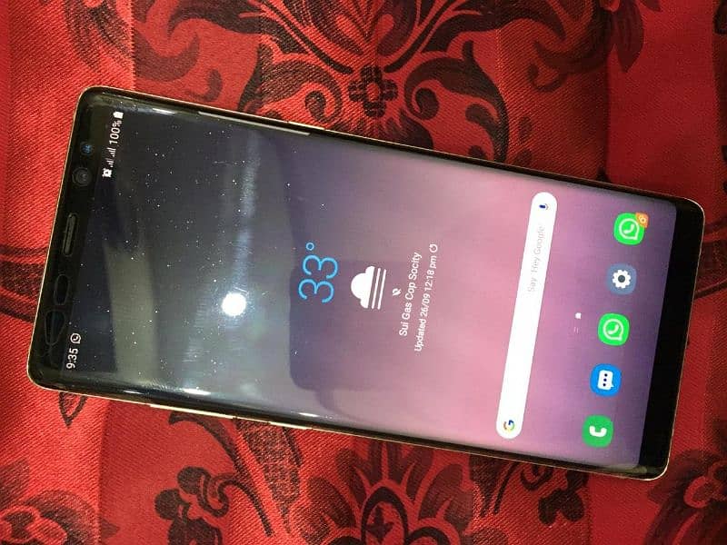samsung note 8 gold PTA Approved 7