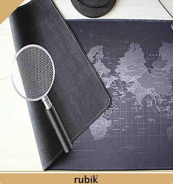 Anti-Skid Mousepad Extended Large World Map Keyboard Mouse Pad 90×40cm 3