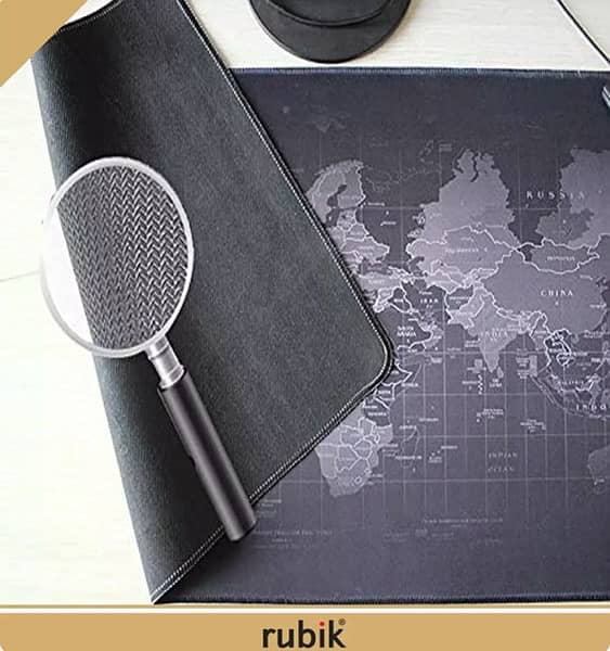 Anti-Skid Mousepad Extended Large World Map Keyboard Mouse Pad 40×80cm 2