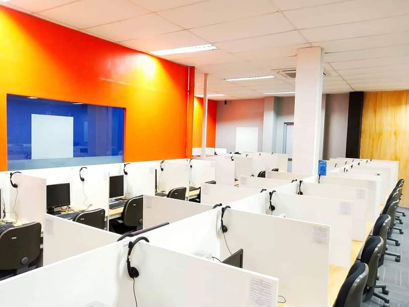 Rent 6000 per seat,Furnished Call Center 10Seats to500 SeatsFor RENT 4