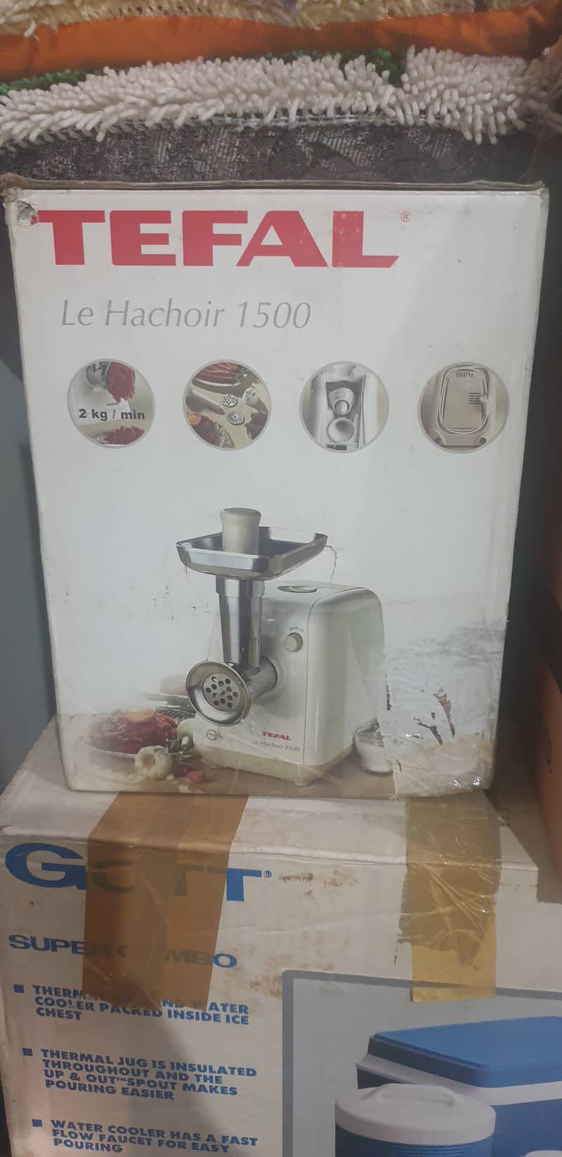 Water cooler set plus meat mincer grinder 1