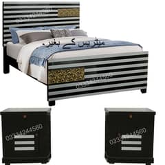 Double Bed set and Dressing with High-quality Polish