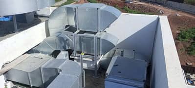 exhaus and fresh air blowre and cooler and alltype ducting