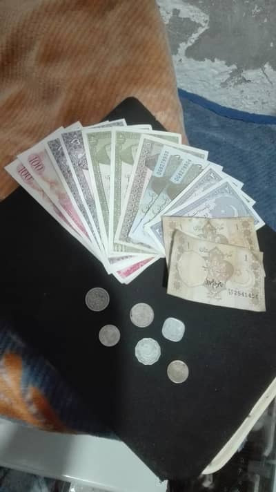 Antique old pakistani rupies