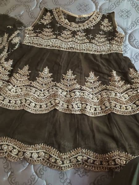 party wear lehnga with beautiful combination 2