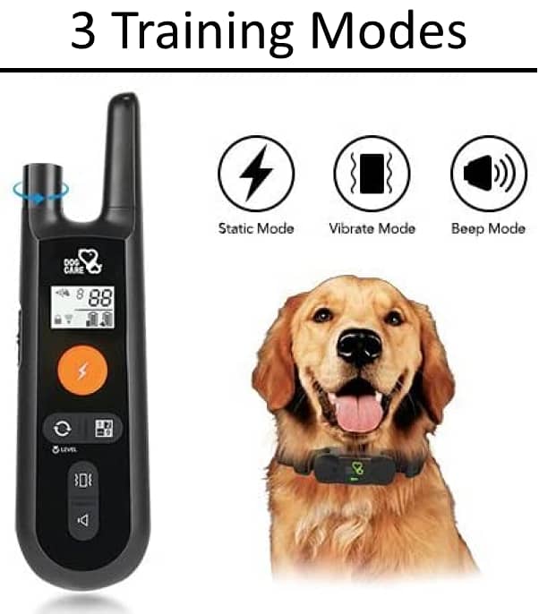 TC01 Dog Training Collar System Rechargeable - Beep - Electric Shock 2