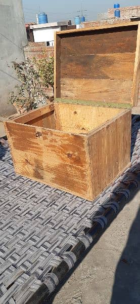 wooden box