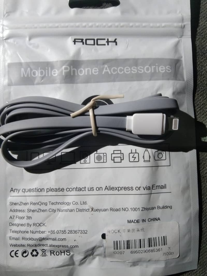 ROCK USB Cable for iPhone Fast Charging Cable 1