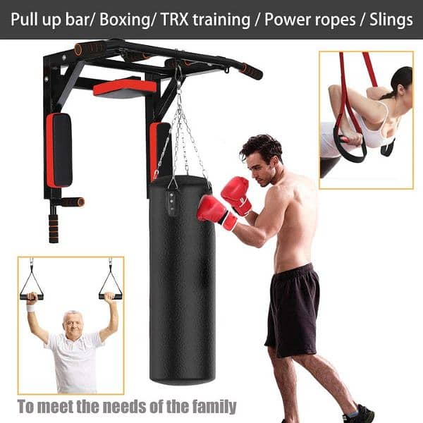 5 IN 1 WALL MOUNTED CHIN UP BARS 1