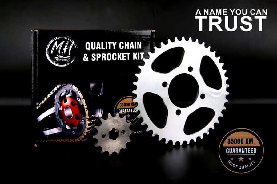 Best Quality Chain and Sprocket kit for 70,125,100, Suzuki 110,150,YBR 3