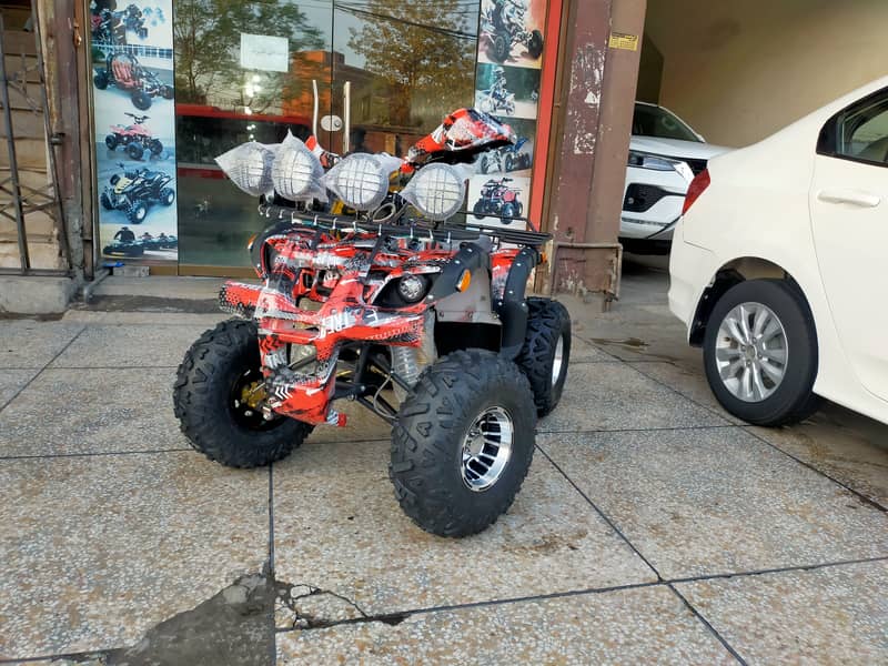 Off Road 150cc Luxury Allowy Rims Atv Quad Delivery In All Pakistan 11