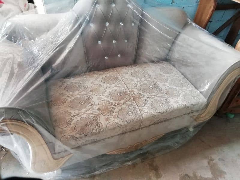 6 seater sofa set with cushion and cover 2