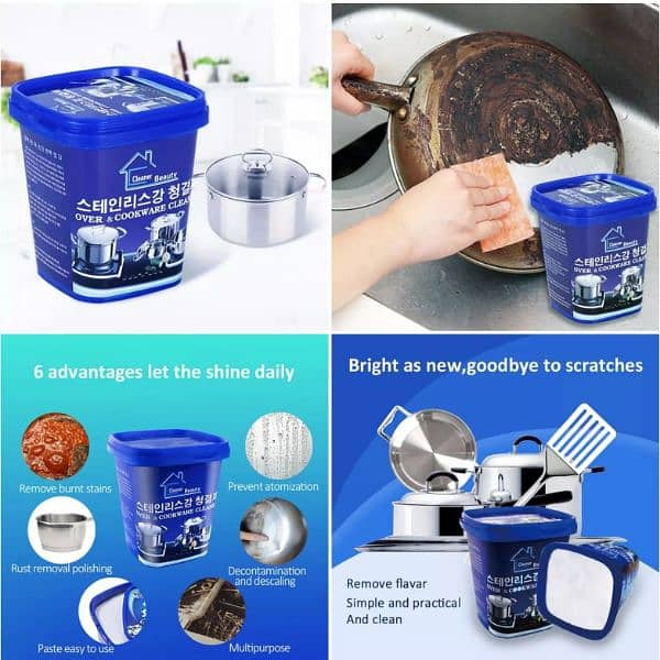 Multi-Purpose Oven and Cookware Stainless Steel Removing Rust Cleaner 0