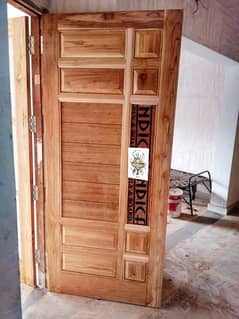 wood door working