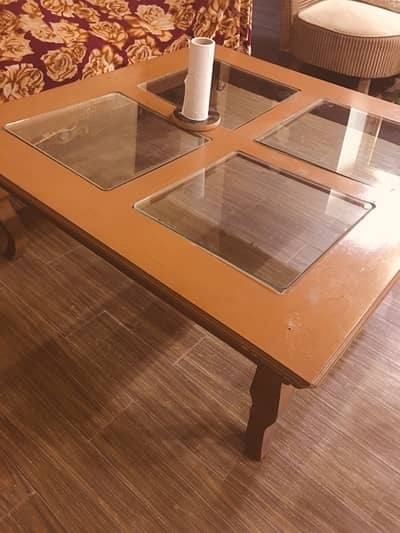 drawing room table in lush condition
