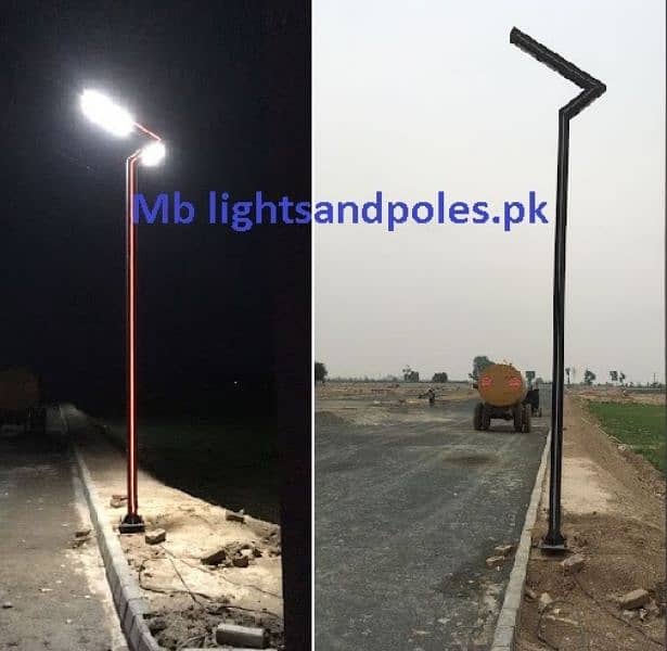 High mast Stadium Poles, Solar Steel Poles , Street lights , 16