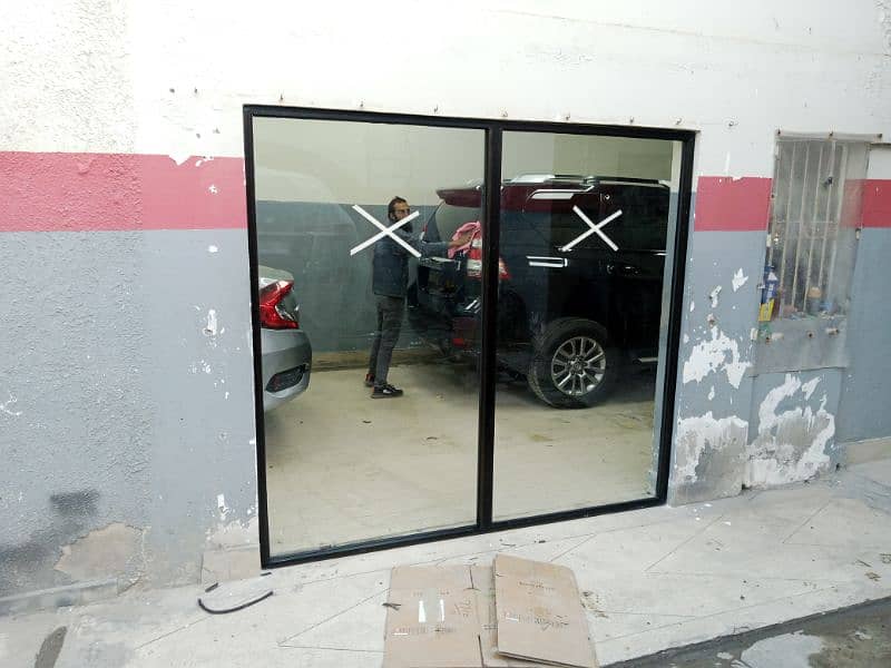 Aluminium Glass 12mm Door Windows 2