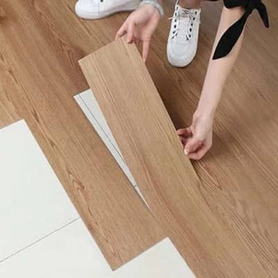 Chinese made vinyl wooden flooring wallpaper window blinds