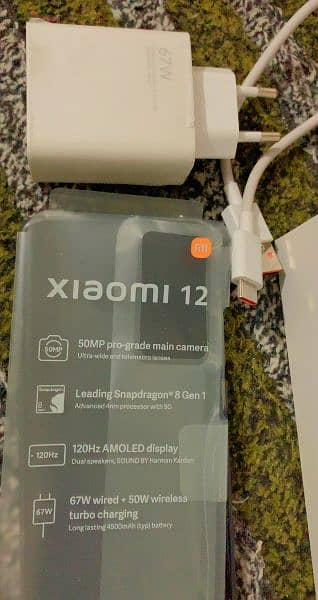 Xiaomi 12 - 12/256 - 10/10 Like New Condition- Complete Box- Only CASH 4