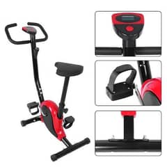 Indoor Exercise Bike with LCD Screen, Stainless Steel 03020062817 0
