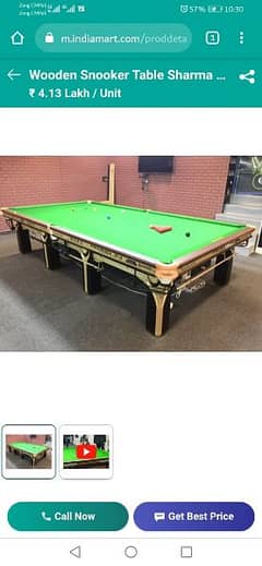 Snooker table & 03467254073