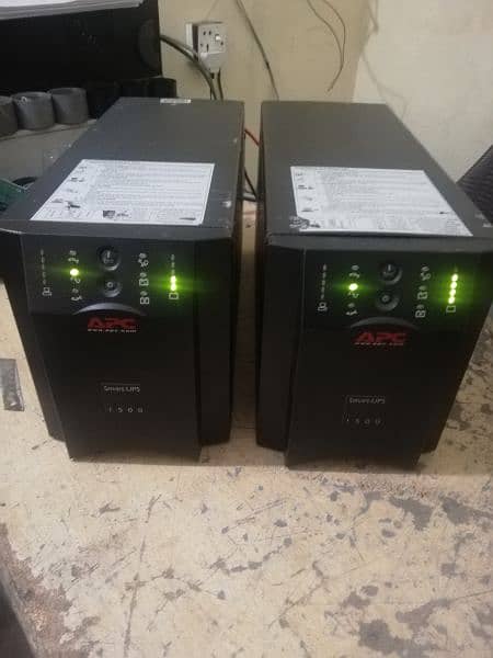 Apc Smart ups 1500va 1000watt 24v for long backup pure sinewave. 0