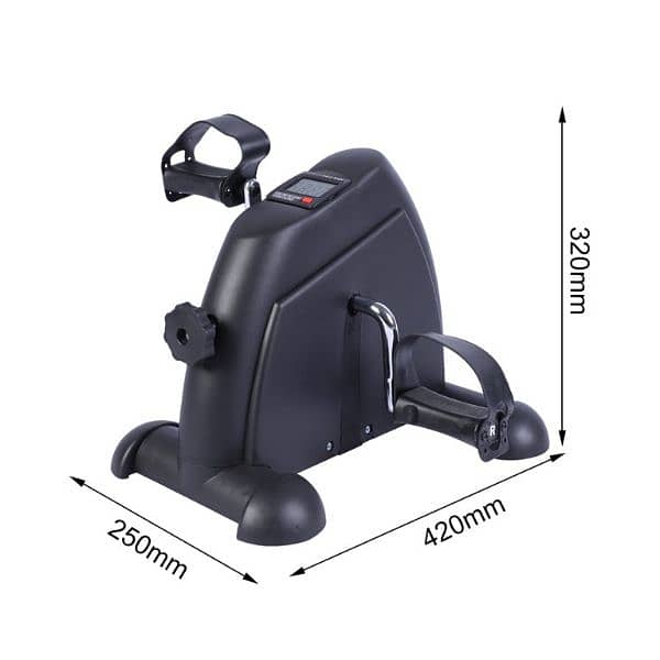 Portable Pedal Stationary Bike, Mini Under Desk Exercise Bike Machine 6