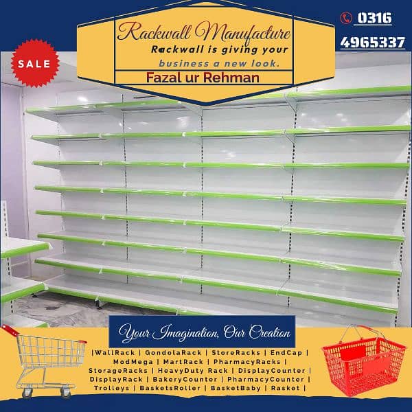 Used and new racks and bakery counter pharmacy racks storage racks 1