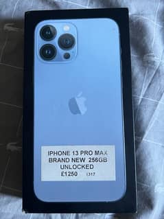 iPhone 13 Pro Max -256 GB (UK) PTA Approved
