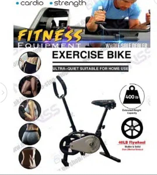 Fitness Exercise Bike Machine, Usage: Gym 0