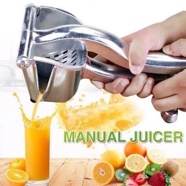 Stainless Steel Manual Fruit Juicer Hand Juicer ,Instant Veritable 2