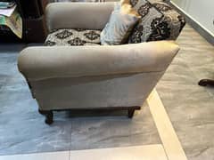 Three seater sofa and single seater two sets sofa