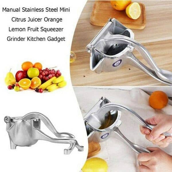 Stainless Steel Hand Squeeze Fruit Juice Manual Machine 03020062817 1