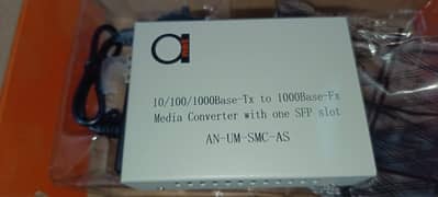AD-NET Media Converter 100/1000M single fiber with sfp slot
