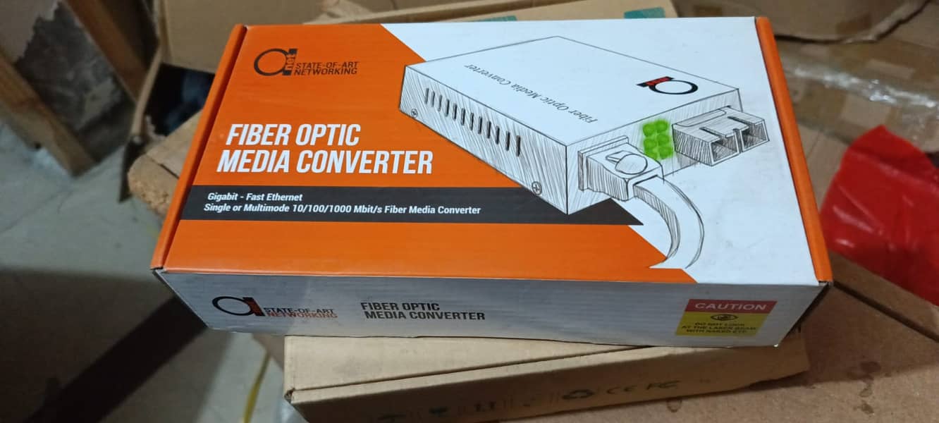 AD-NET Media Converter 100/1000M single fiber with sfp slot 3