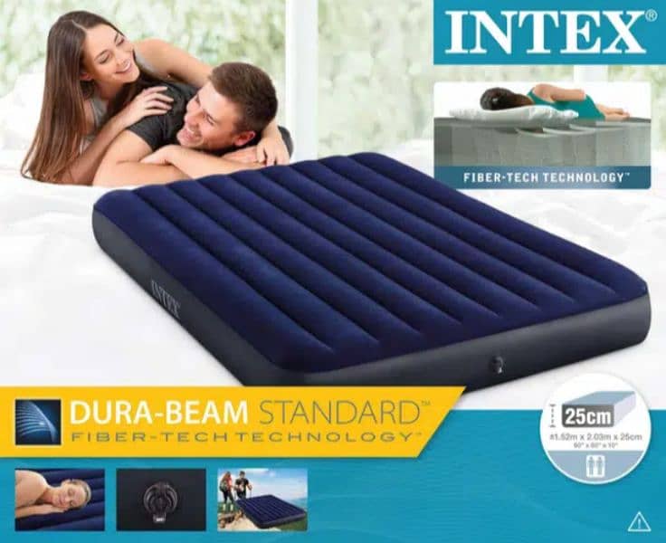 Air Mattress single Intex air mattress inflatable 03020062817 2
