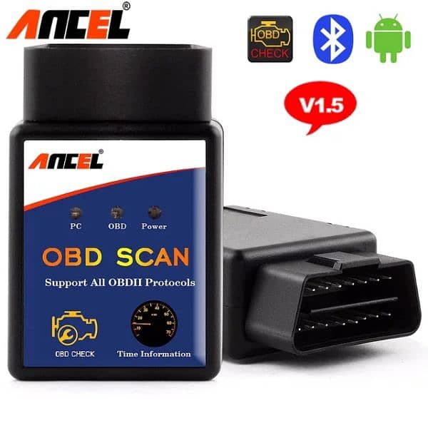 Ancel OBD2 Scanner Bluetooth Work on Android ODB 03020062817 2