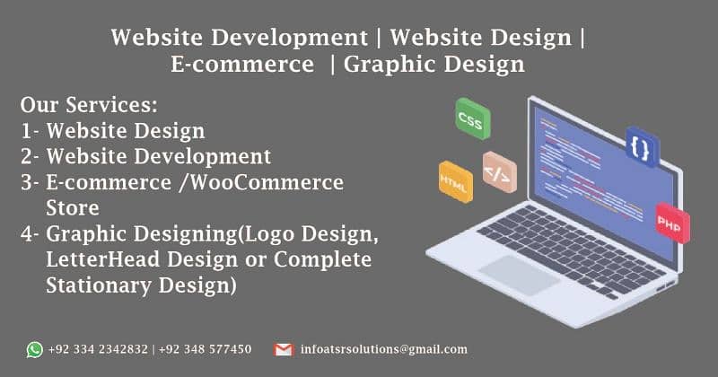 Web Development| Web Design | E-commerce store | Graphics Design 0