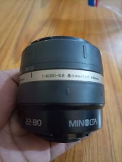 Minolta 22_80mm lens