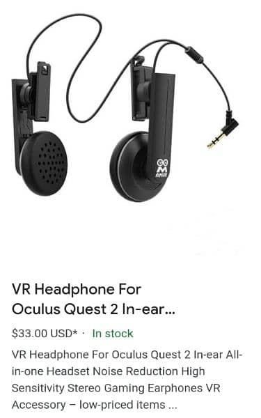 Virtual Reality Headphone Stereo Earphone Headset 4