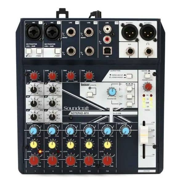 Soundcraft Notepad 8 fx USB 3