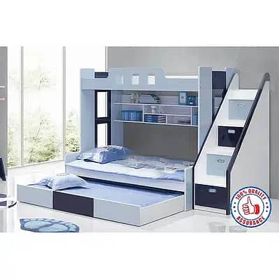 Large double Story Triple bunker bed for kids in deffrent designs 16