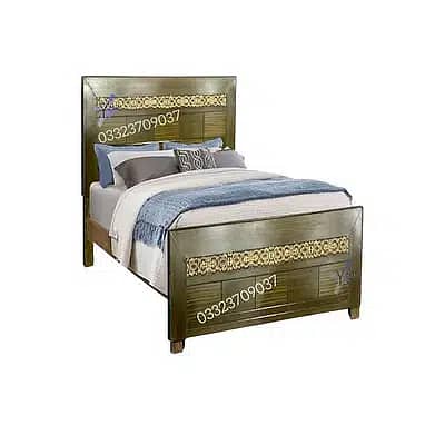 Kikar wood made Single bed in different designs 2